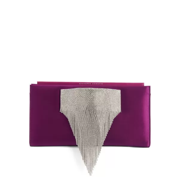 Giuseppe Zanotti Sacs & Accessories Violet Femme Josiane Crystal