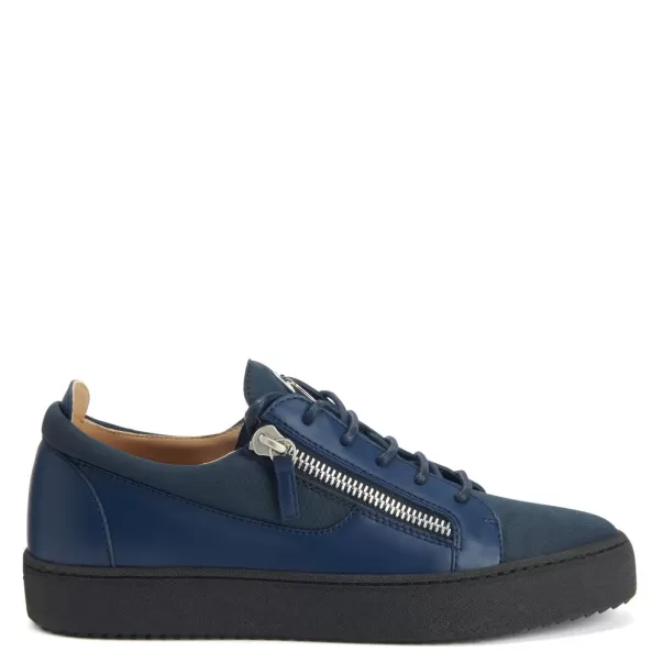 Giuseppe Zanotti Homme Bleu Frankie Sneakers