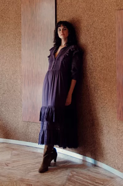 Purple Leon & Harper Prix Modéré Robes Femme Robe Regate Brodee