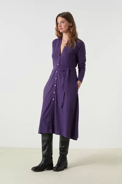 Robes Purple Leon & Harper Robe Rainette Basic Femme 2024