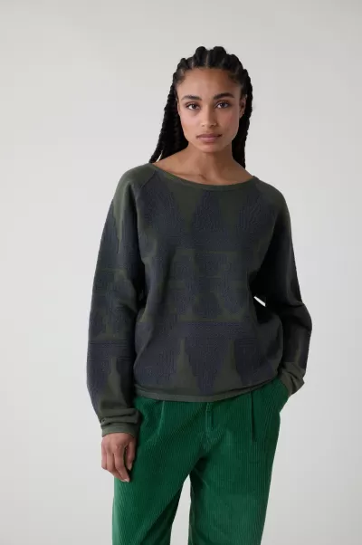Femme Sweat Shine Nepal Leon & Harper Olive Coût Sweatshirts