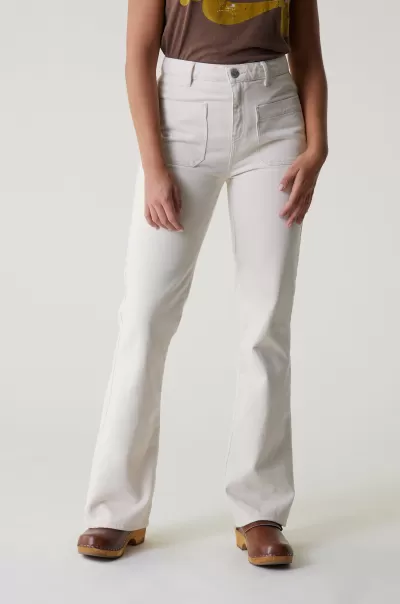 Femme Pantalons & Jeans Qualité Constante Jean Perfect Pln1 Off White Leon & Harper