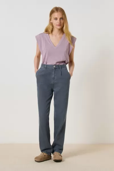 Grey Pantalons & Jeans Conception Femme Pantalon Patchou Pl Leon & Harper