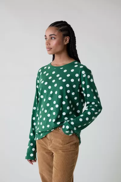 Tshirt Tornado Bullet T-Shirts & Tops Qualité Garantie Femme Green Leon & Harper