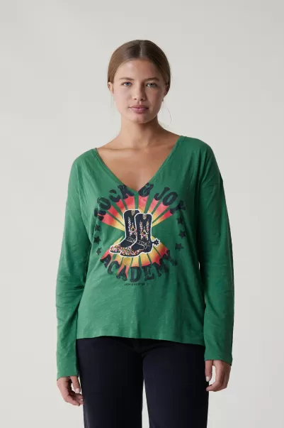 Polyvalent Leon & Harper Femme Tshirt Tomy Academy T-Shirts & Tops Green