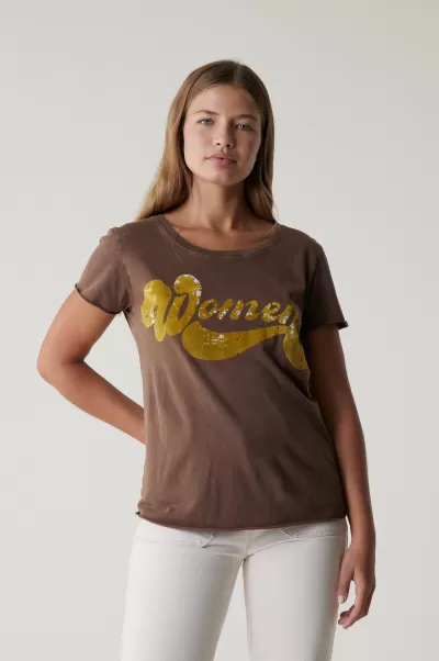 T-Shirts & Tops Femme Tshirt Toro Women Leon & Harper Caractère Brown