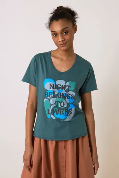 T-Shirts & Tops Leon & Harper Bottle T-Shirt Tizia Night Captivant Femme