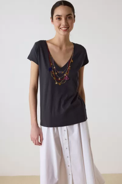 Carbone Qualité T-Shirts & Tops T-Shirt Tonton Medail Leon & Harper Femme