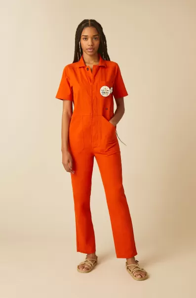 Orange Combinaisons Femme Leon & Harper Combinaison Orso Pl Résistant