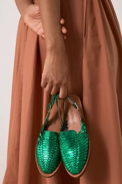 Chaussures Leon & Harper Abordable Sandales Izamal P23 Green Femme